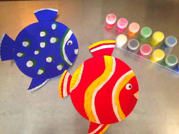 DIY Paper Plate Fish