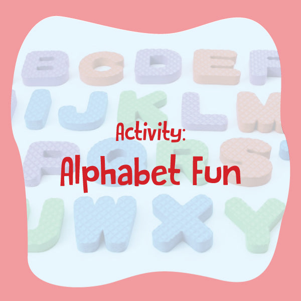 Alphabet fun at home!