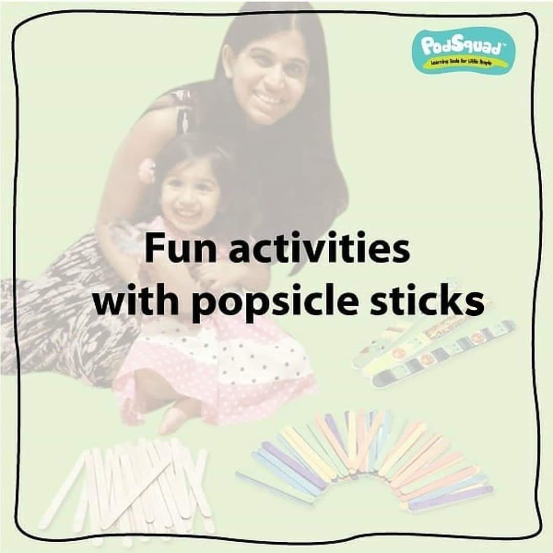 Engaging activities with popsicle sticks.